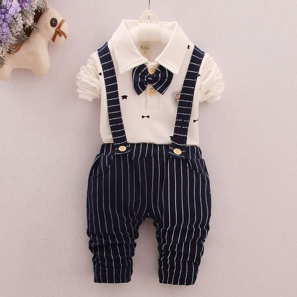 

детская одежда мальчик 2020 новый летний двухсекционный детские подтяжки брюки костюм ребенка полосатый с короткими рукавами летом прилив b3, White