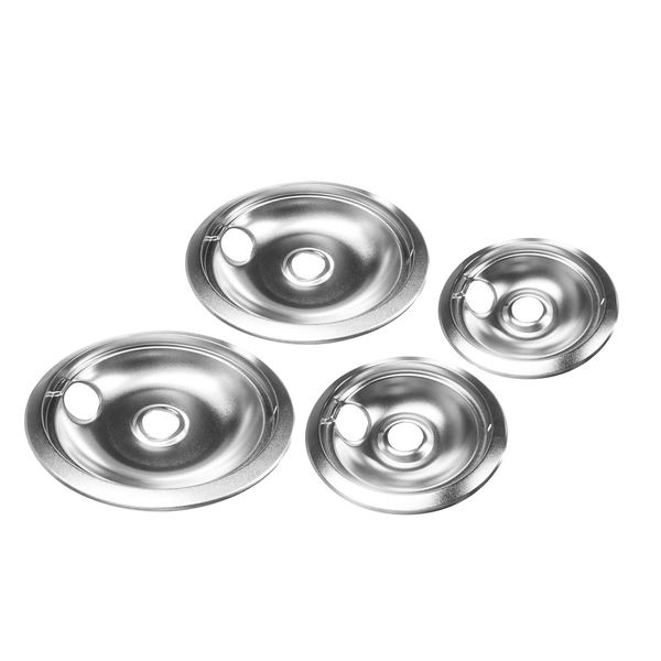 

4 pack stove cookdrip pan set, 6inch and 8inch