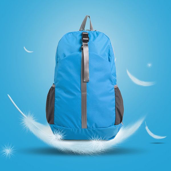 

men women packable travel nylon bag climbing outdoor hiking backpack large capacity rucksack waterproof lightweight foldable