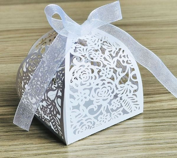 

laser cutting flower wedding candy box wedding gift boxes for guest baby shower wedding event party decoration