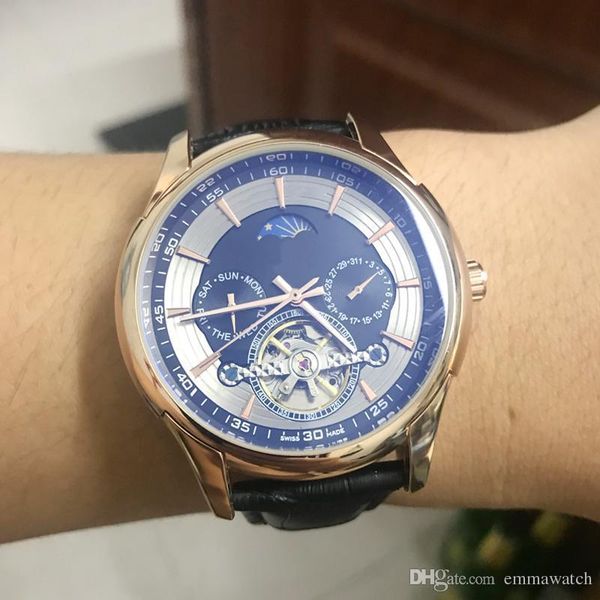 

2019 new arrival keleton men watch automatic glide mooth econd hand apphire gla with all mall dial work elf winding wri twatche