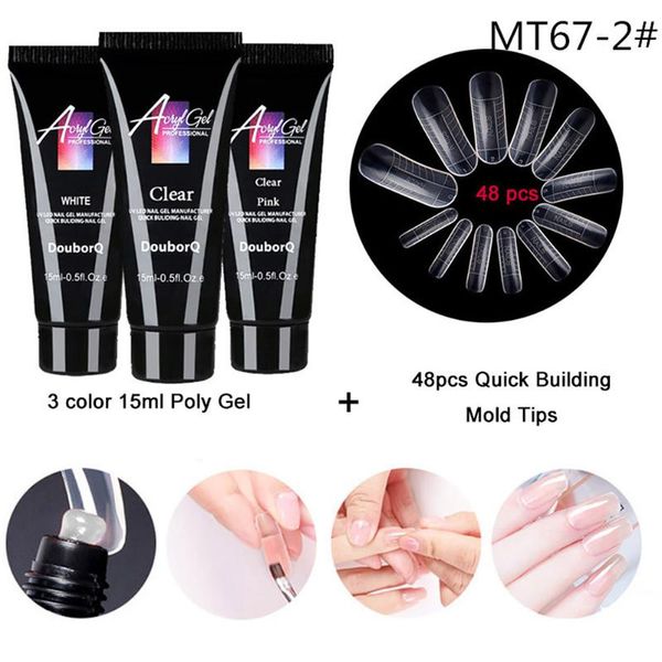 

палец украшения для маникюра инструмент кристалл poly gel набор полировка быстрый buildiing nail art party uv скольжению solution главная са