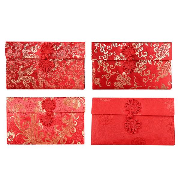 

6pcs/lot 2020 new year large red envelope lucky money bag housewarming wedding chinese child new year gift money packet