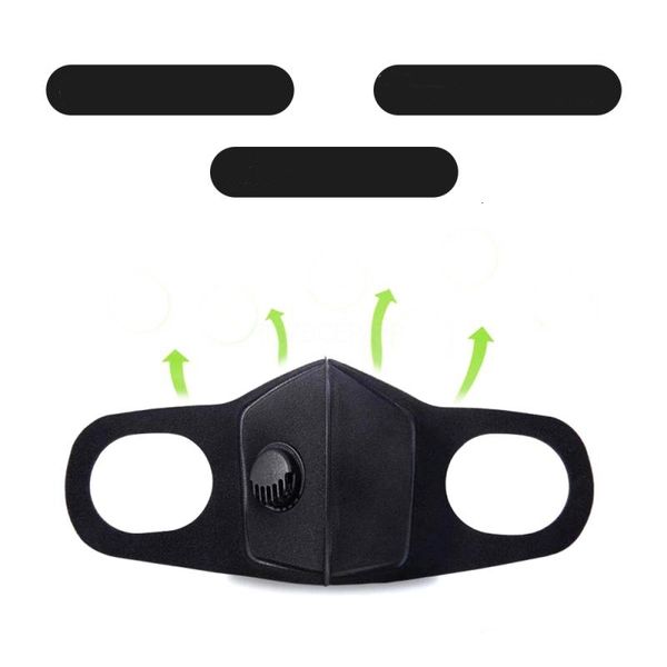 

dhl shipdustproof breathing face valve sponge mask washable reusable anti-dust fog pm2.5 masks in stock pcmb