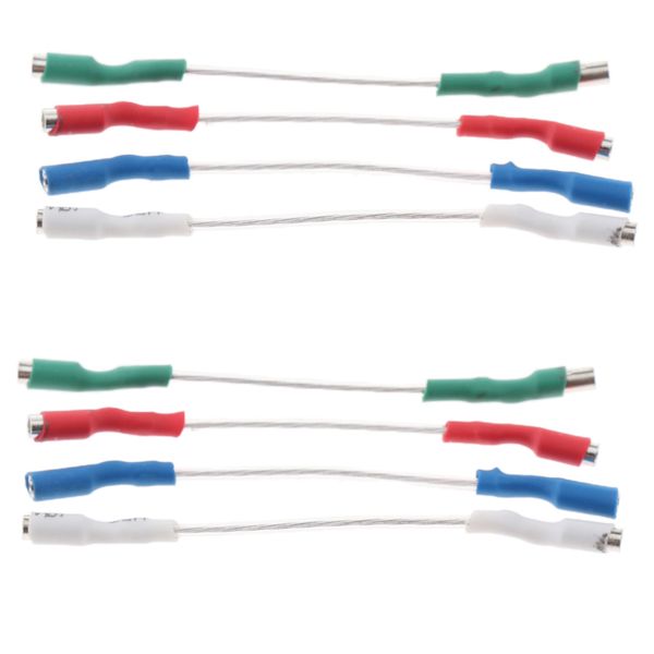 

8 pieces turntable phono cartridge headshell wires