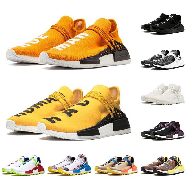 

with socks luxury designer men women running shoes pharrell williams human race wave runner mens trainers qualit sneakers