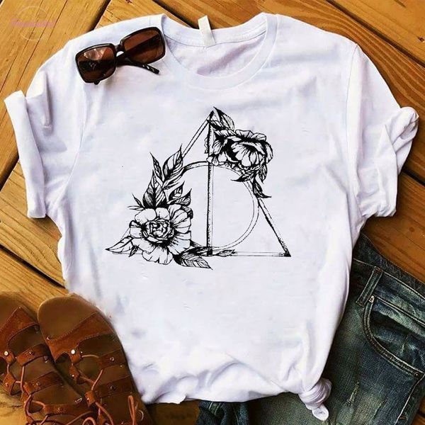 

женщины t женщин треугольник любовь math мода printed повседневный graphic printed top tshirt женский майка женская одежда футболка, White