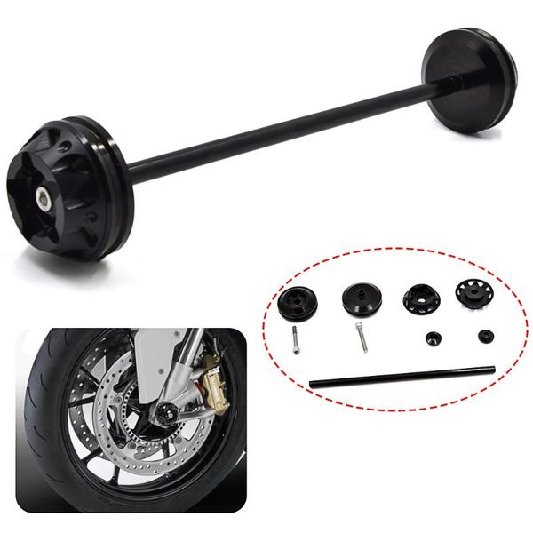 

front axle sliders wheel protection for mt-07 mt07 mt 07 fz-07 fz07 2013-2018 2014 2015 motorcycle accessories crash axle