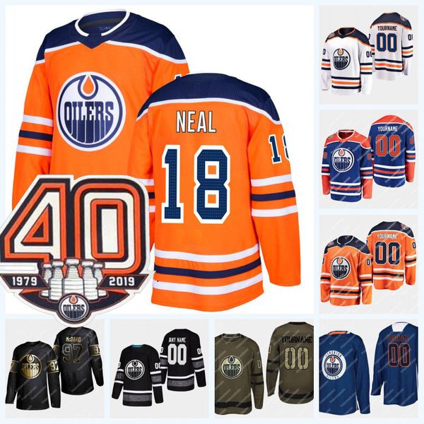 

Womens 18 James Neal Edmonton Oilers 40th Seasons 97 McDavid Oscar Klefbom Matthew Benning Leon Draisaitl Zack Kassian Darnell Nurse