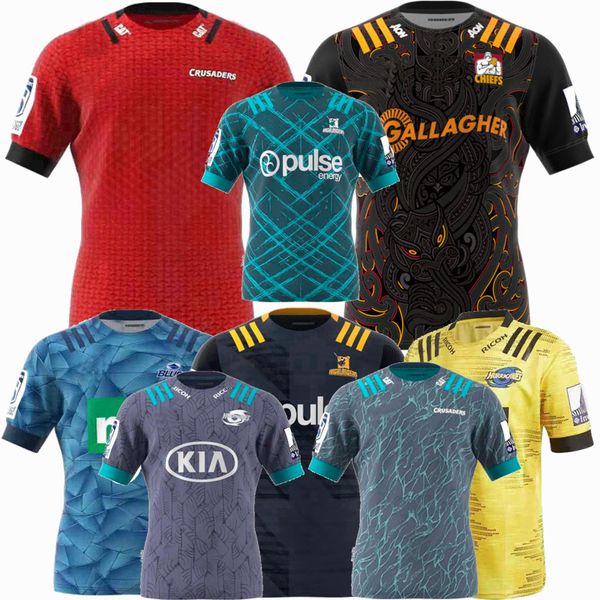 

Новый 2019 2020 2021 Crusaders blues Highlanders Hurricanes New Zealand Super rugby трикотажные изделия 20 21 спортивные тренировочные рубашки S-5XL