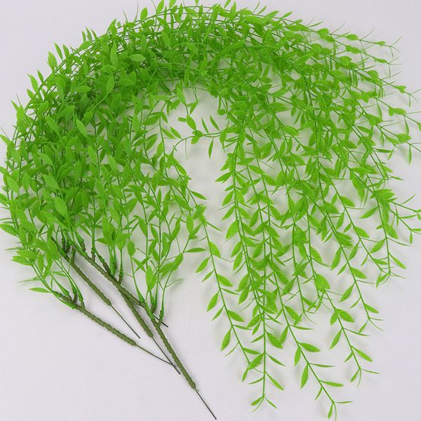 

new arrival green willow wall hanging vine plant rattan for event wedding home living decor ing