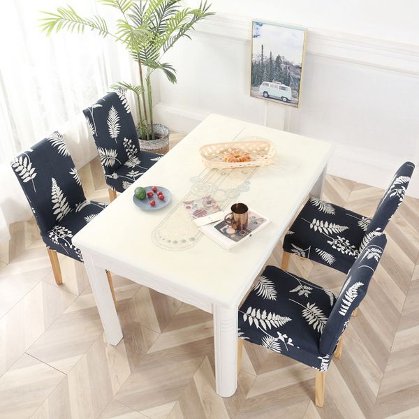 

1pc chair cover spandex kitchen slipcover removable anti-dirty seat cover for banquet wedding dinner restaurant housse de chaise