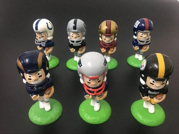 

7pcs ornament for rugby star doll 7.5cm cartoon star decoration car decoration