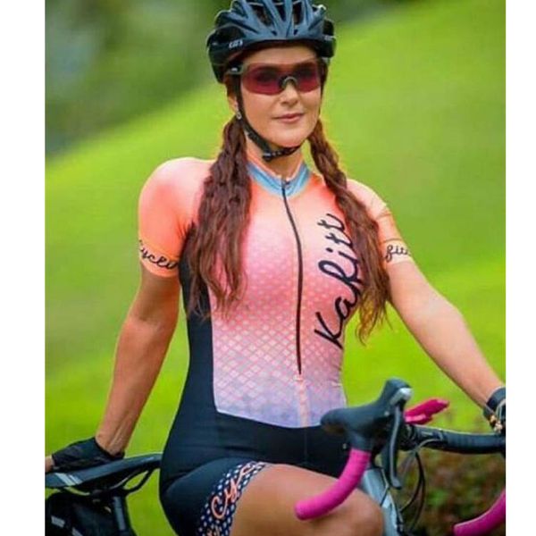 

женский велосипед триатлон трико езды костюмы 9d конденсируется подушки быстросохнущей рубашки с коротким рукавом летнего костюма, Black;blue