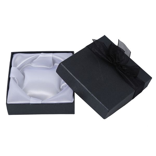 

5 black square bracelet bangle gift box case 3.5x1.3" hot