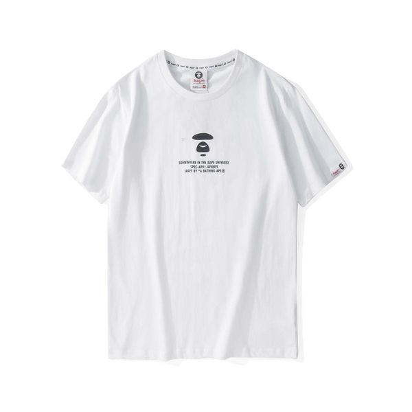 

100% aapes shirt luxury r t-shirt mens designer t shirts cotton shirt clothes wholesale black white fashion style, White;black