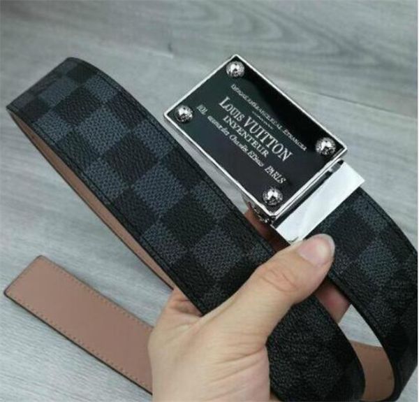 

new design belts men and women fashion belt women leather belt gold silver and black buckle design genuine leather belts men, Black;brown