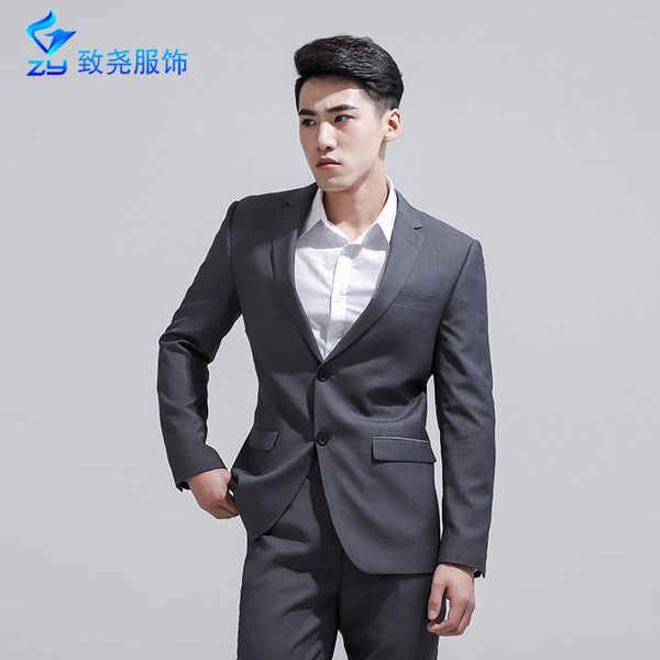 

new style long sleeve suit professional vest suit business interview formal fashion work clothes, White;black