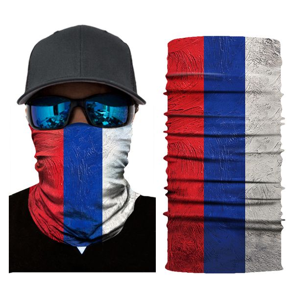 

new national flag seamless magic balaclava face mask motorcycle skiing riding scarf neck shield anti-uv men sun warmer headgear, Black