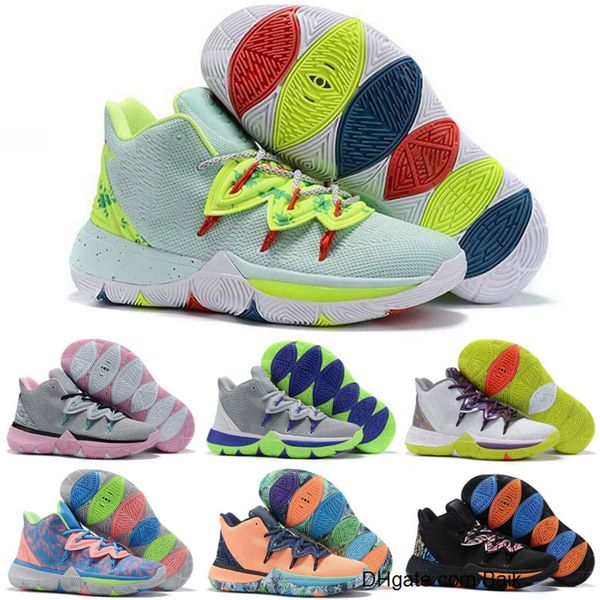 

rokit 5 v friends area 72 ray gun ufo duke oreo bhm kyrie kids basketball shoes mens concepts 5s pe little mountain cny ikhet zoom turbo, Black