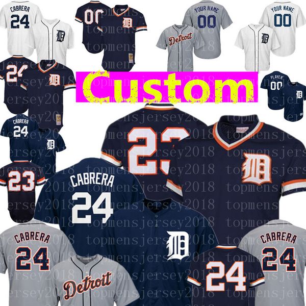 

23 kirk gib on 24 miguel cabrera cu tom detroit retro tiger jer ey 47 jack morri 6 kaline 9 ca tellano 11 ander on martinez