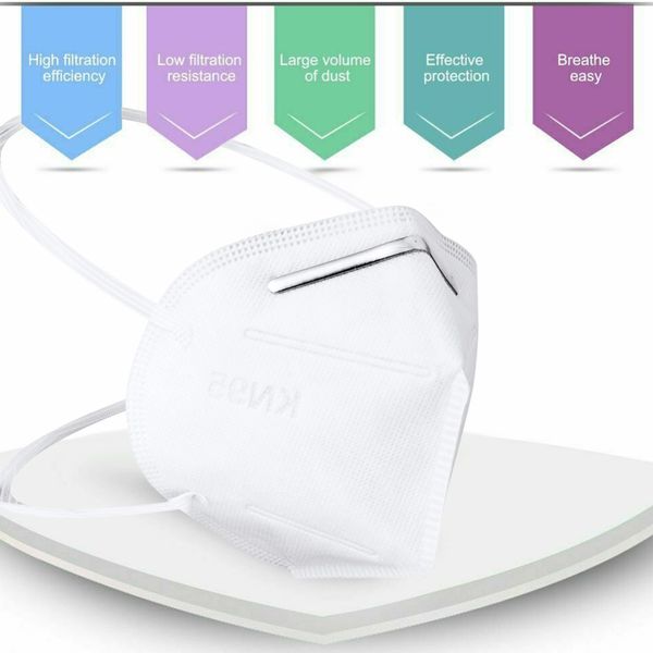 

dhl fast delivery kn95 dustproof anti-fog and breathable face masks n95 mask 95% filtration features as kf94 ffp2 face mask
