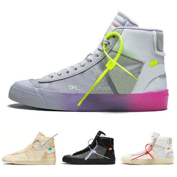 

williams new serena 2019 white x mid queen rainbow pink fashion running shoes for women men sports sneakers trainers size 36-45