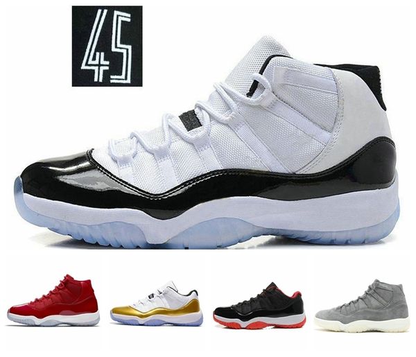 

11 11s concord 45 basketball shoes low se snakeskin men women cap and gown prom night bred space jam win like 96 sport sneaker