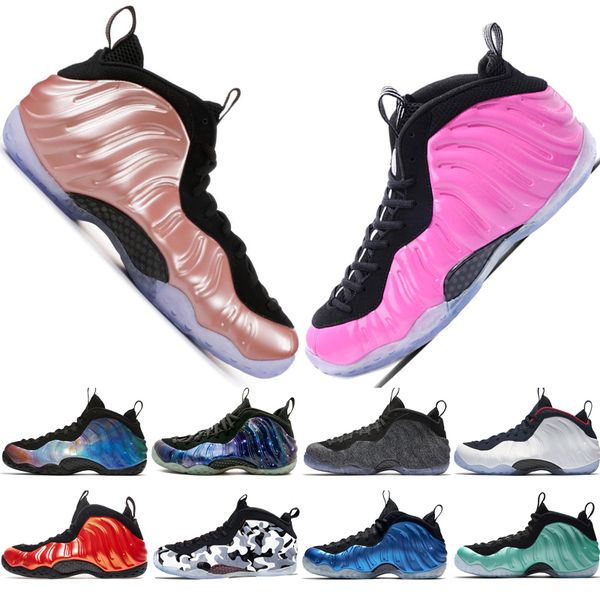 

Alternate Galaxy 1.0 2.0 Olympic Penny Hardaway Liquid Gold Metallic Mens Basketball Shoes foams one men sports sneakers designer size 7-13