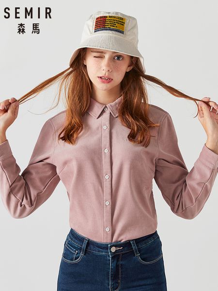 

semir 2019 women blouses short sleeve o-neck front bow tie new womens white shirts blusa casual camisa