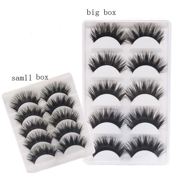 

5 pairs charming black false eyelashes natural new 2018 designer makeup human hair eyelash