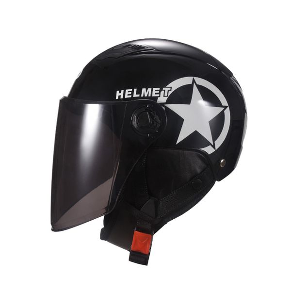 

universal protection head adjustable half open helmet windproof gear motorcycle unisex
