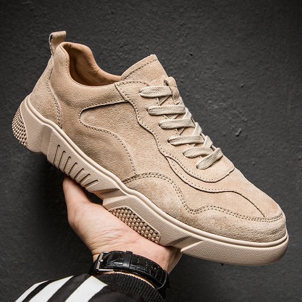 

brand men casual shoes genuine leather men flats soft oxford shoes outdoor sneakers autumn and winter new, Black