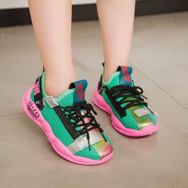 

children casual shoes beautiful color matching shoes spring summer, Black