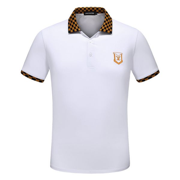 

men's short sleeve women's t-shirt european and american trend brand design solid color letter printing fashion short sleeve10331, White