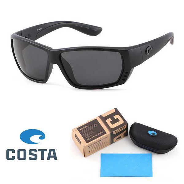 

New arrival COSTA Brand Designer TR90 Frame Tuna Alley Polarized Sunglasses Fishing Glasses Surfing Sun glasses with Retail box