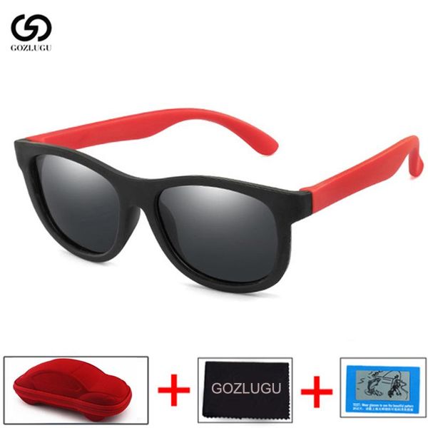 

2020polarized kids sunglasses silicone flexible safety children sun glasses boys girls baby shades glasses uv400 eyewear gozlugu, White;black