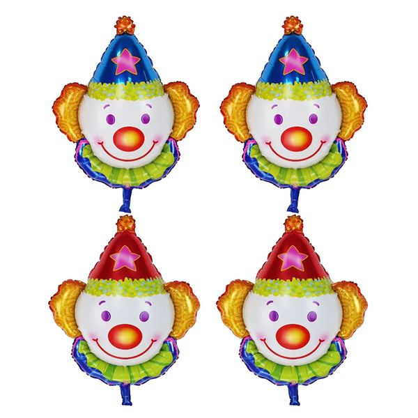 

pack of 4 super juggles foil helium balloon circus childrens party xmas party accessories 70 x 62cm