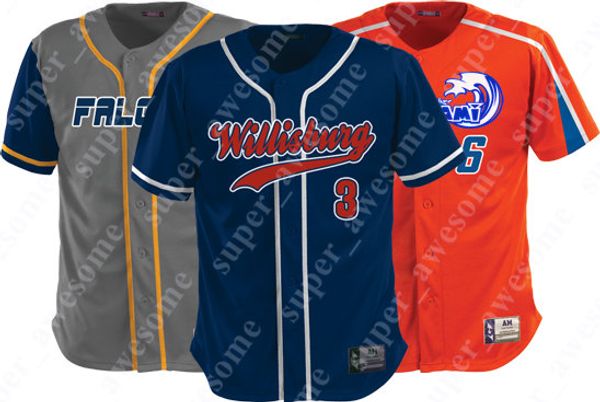 

0051 NEW Cheap CUSTOM Baseball Jersey Men Women Youth Stitched Any Name Number Free Fast Shipping