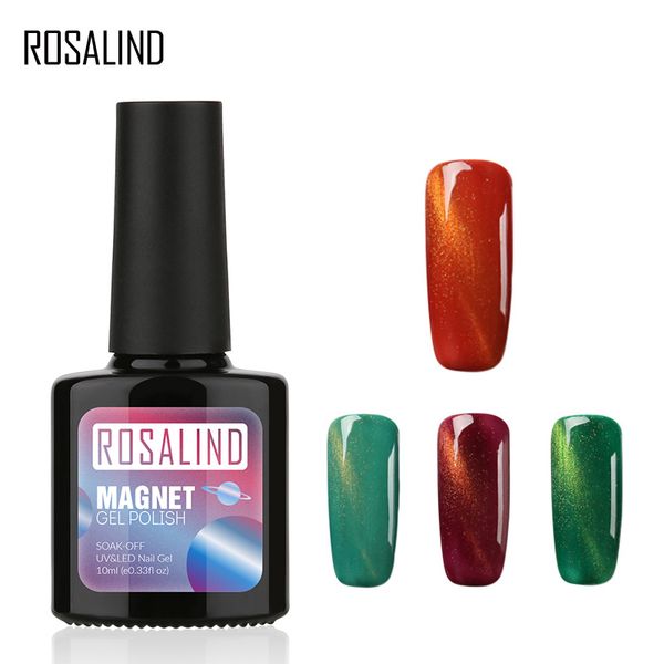 

rosalind gel 1s p+black bottle 10ml cat eyes magnet c01-30 gel nail polish base coat nail art long-lasting uv led lacquer