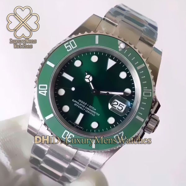 

роскошные мужские часы 116610 швейцарский автоматический механизм 904l корпус из нержавеющей стали glide замок застежка ремешка керамический, Slivery;brown