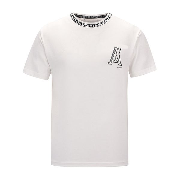 

summer mens women t shirt brand designer tshirts with letters breathable short sleeve mens round neck tee shirts wholesale white, Gray