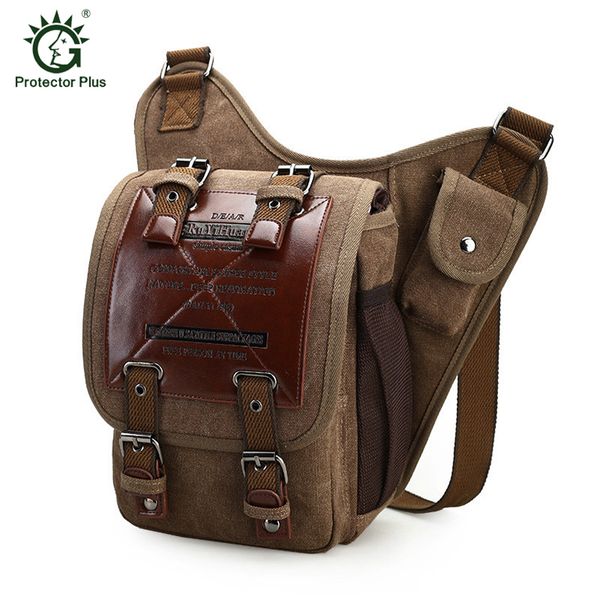 

vintage canvas men crossbody bag outdoor hiking camping men messenger bags sport shcool shoulder bag tactical