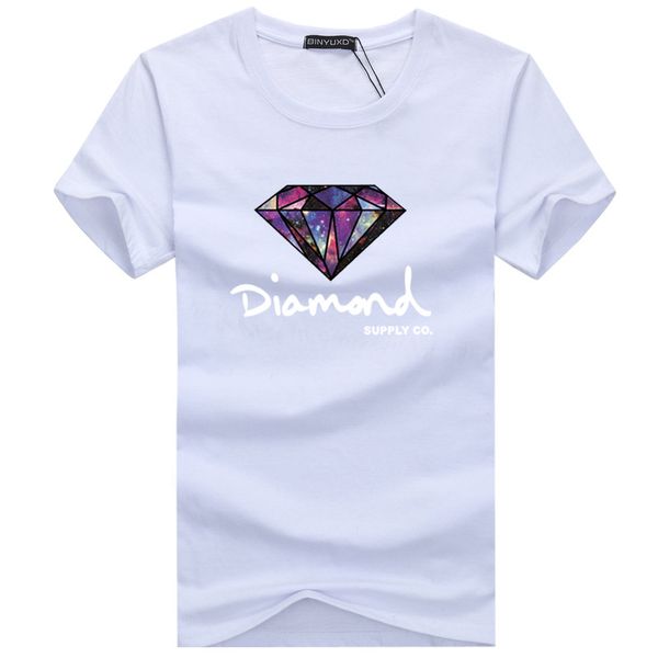 

fashion t shirt diamond men women clothing 2020 casual short sleeve tshirt men brand designer supply co summer tee shirts, White;black