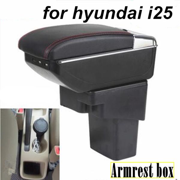 

автомобильный подлокотник центральный ящик для хранения с usb для solaris accent i25 blue accent wit fluidic verna grand avega dodgo attitud