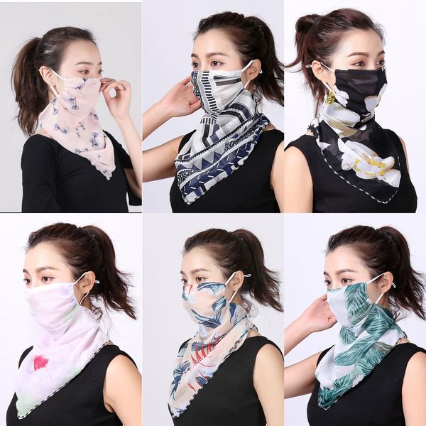 

xzo29 face masks scarf cold feeling outdoor sunshade half face dust-proof windproof masks scarf dust mask ear type party mask, Black