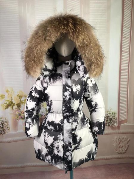 

85cm-145cm 2019 winter down jacket children's parka girl down jackets child long thicken outerwear boy long duck jackets, Blue;gray