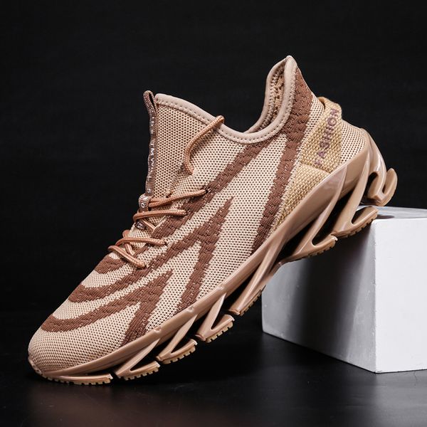 

fashion men running shoes breathable walking blade trainers male non slip athletic shoes lightweight men runner jogging sneakers