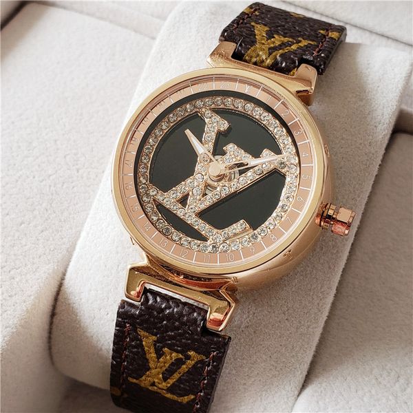 

2020ss luxury quartz watch men women casual quartz watch stainless steel watch leather belt couple watches valentine's day, Slivery;golden