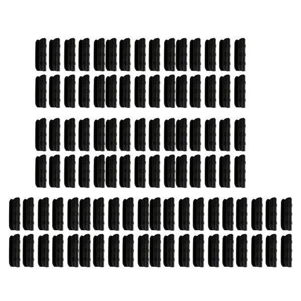 

100piece plastic black snap clamp for greenhouse frame pipe clip connecter 25mm
